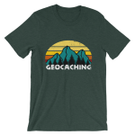 Geocaching Sunset Designer Unisex T-Shirt