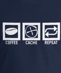 Coffee Cache Repeat Unisex Shirt