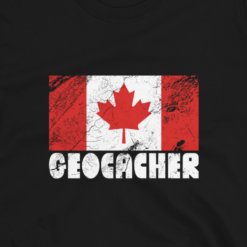 Canadian Geocacher - Distressed Flag