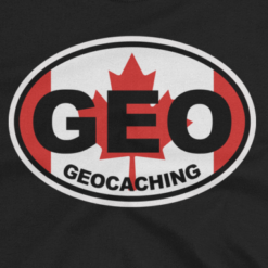 Canadian Flag Oval Geocacher